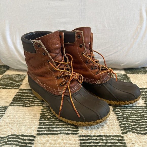 Men’s Bean Boots, 8” Tumbled Leather - Picture 1 of 6